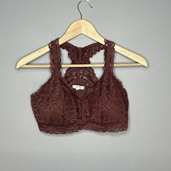 Maurices Other - Maurice’s Padded Lace Racerback Bralette Purple Lightweight Women’s Medium